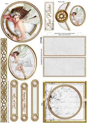 Forest Fairy Acantha (white) Mini Easel