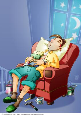 Sleepy D.i.y.dad. A4
