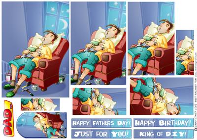 Sleepy D.i.y. Dad Pyramid.