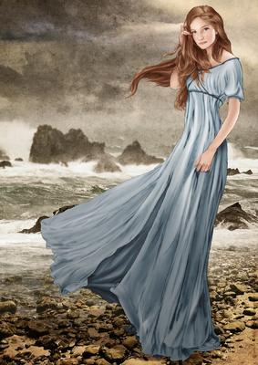 Lady Guinevere A4 (light Blue)