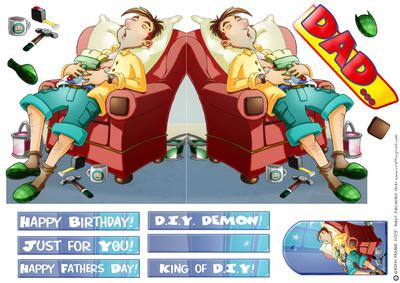 Sleepy D.i.y. Dad Shaped.