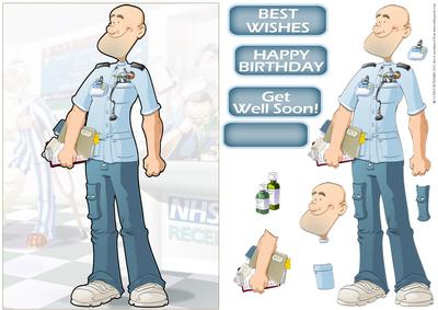 Male Nurse (bald) Dude