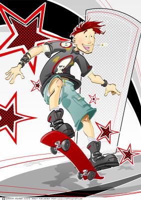 Skater Dude A4.