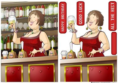 Barmaid Dudess (brown Hair)