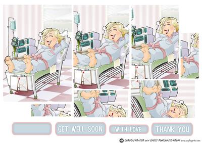 Get Well Soon Dudess (blond Hair) Pyramid