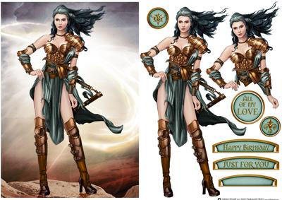 Gina Warrior Princess (aqua)
