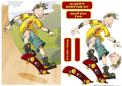 Skater Dude Yellow