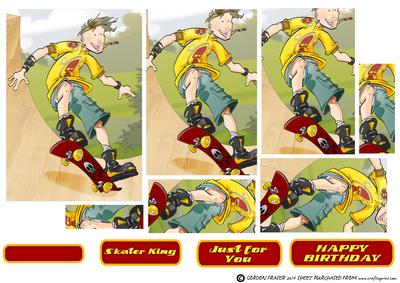 Skater Dude Yellow Pyramid