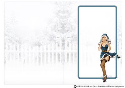 1950's Eva Grace Winter Wonderland (blue/blonde) Insert