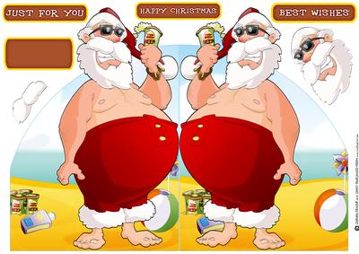 Santa's Jollies Shaped Card