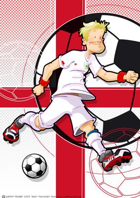 Football Dude England A4.