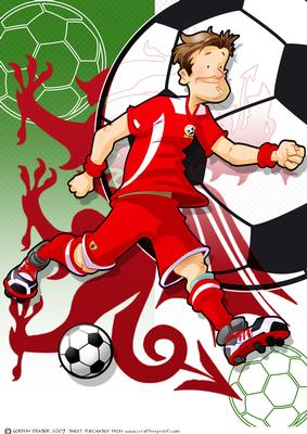 Football Dude Wales A4.
