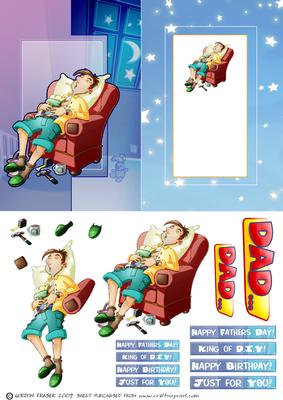 Sleepy D.i.y. Dad Folded.