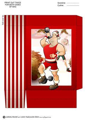 Get Fit Dude Christmas Mini Bag