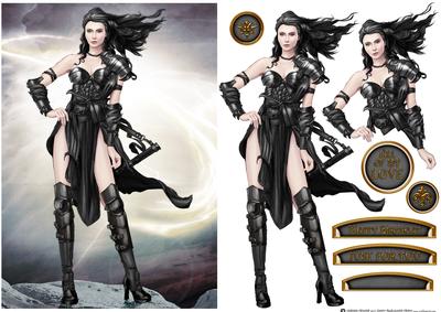 Gina Warrior Princess (black)