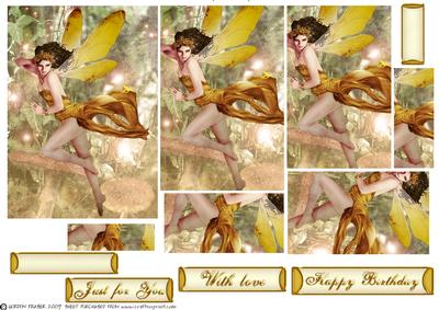 Forest Fairy Acantha Gold Pyramid