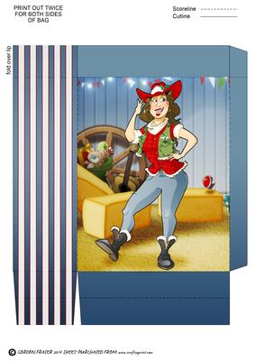 Christmas Line Dancer Lady Mini Bag