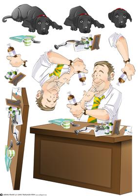 Birthday/retirement Doctor Decoupage Sheet