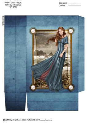 Lady Guinevere (blue) Mini Bag