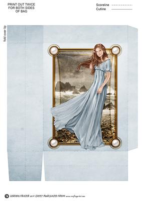 Lady Guinevere (light Blue) Mini Bag