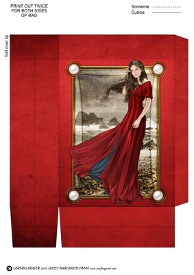 Lady Guinevere (red) Mini Bag
