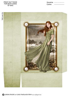 Lady Guinevere (green) Mini Bag