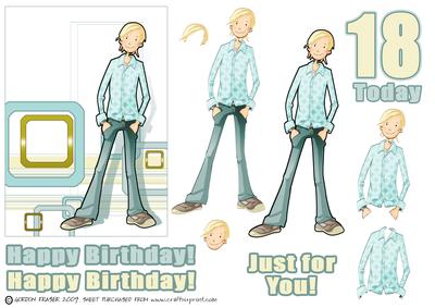 18th Birthday Teen Dude.