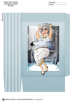 Karaoke Queen Dudess Cloud Gift Bag