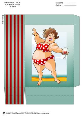 Beach and Wine Dudess Gift Bag