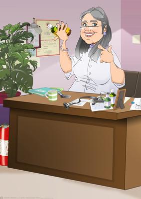 Birthday/retirement Doctor Lady A4