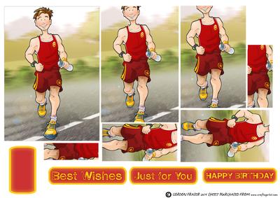 Jogger Dude (red) Pyramid