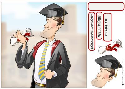 Graduation Dude 8x8