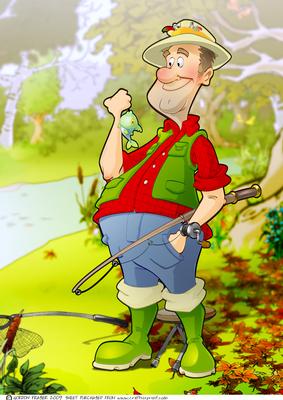Fishing Dude A4.