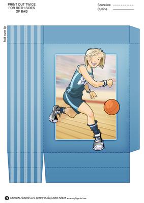 Basketball Dudess Mini Gift Bag