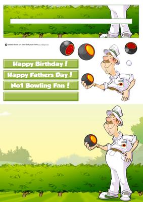 Bowling Dude Slider Brown Hair