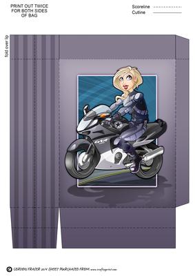 Biker Chick Night Mini Gift Bag