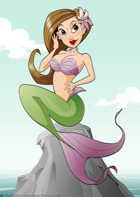Mermaid Dudess Brown Hair A4