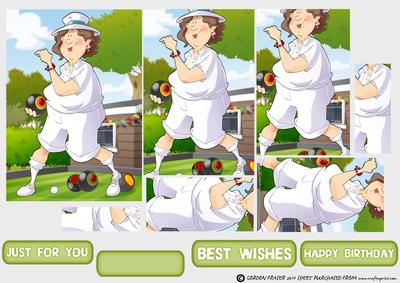 Lawn Bowls Lady 2 Pyramid