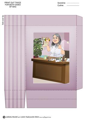 Birthday/retirement Doctor Lady Mini Gift Bag