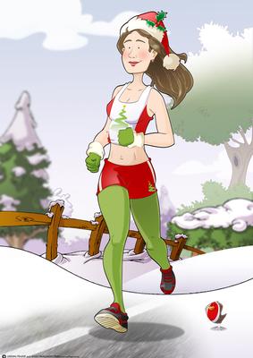 Jogger Dudess Christmas A4