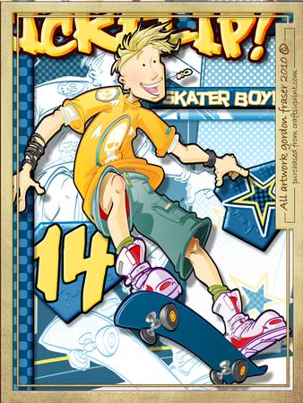 Skater Dude Blue Wicked Kit!