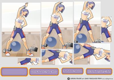Get Fit Dudess Purple Pyramid