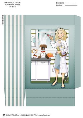 Vet Dudess Blonde Mini Gift Bag