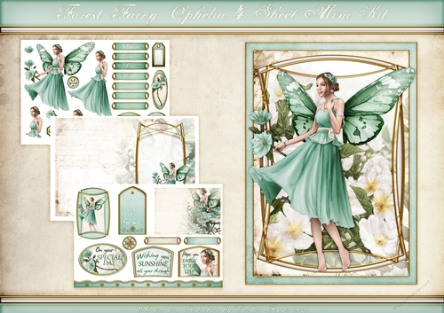 Ophelia Aqua 4 Sheet Mini Kit