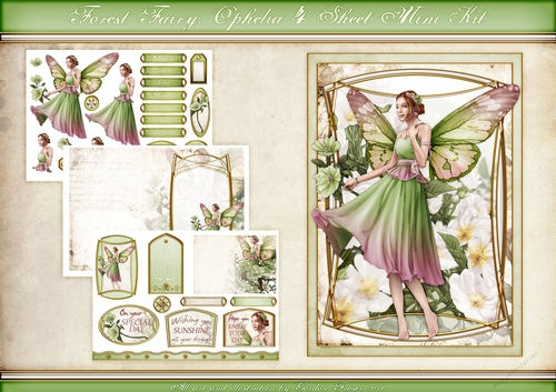 Ophelia Green 4 Sheet Mini Kit