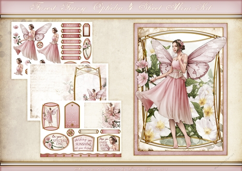 Ophelia Light Pink 4 Sheet Mini Kit