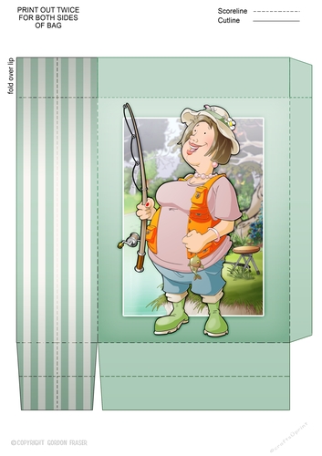 Fishing Dudess Mini Gift Bag