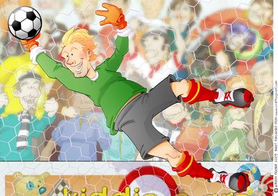 Football Dude Goalkeeper A4.