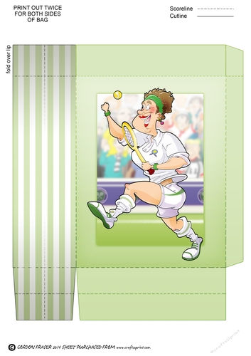 Tennis DudesMini Gift Bag