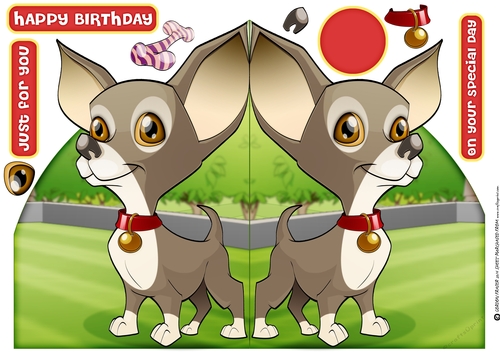 Chihuahua Brown Shaped